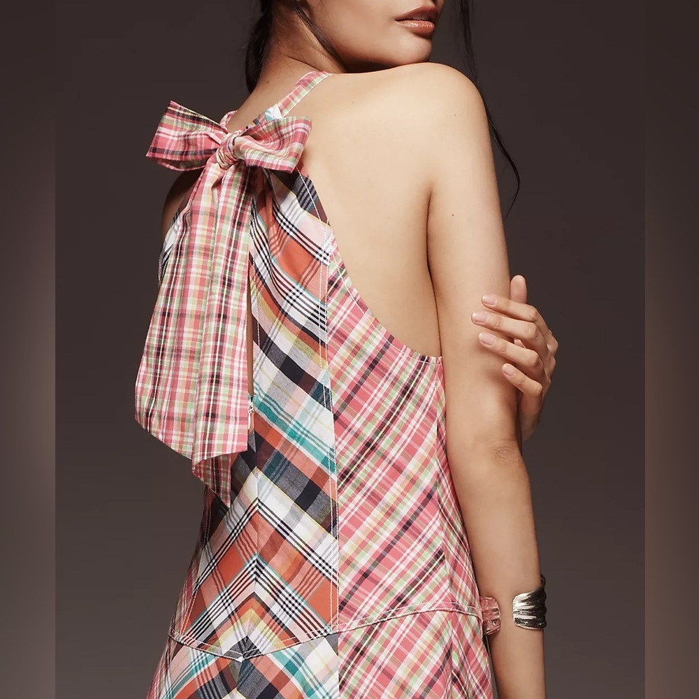 Pilcro Patchwork Halter Midi Dress, NWT - XXS